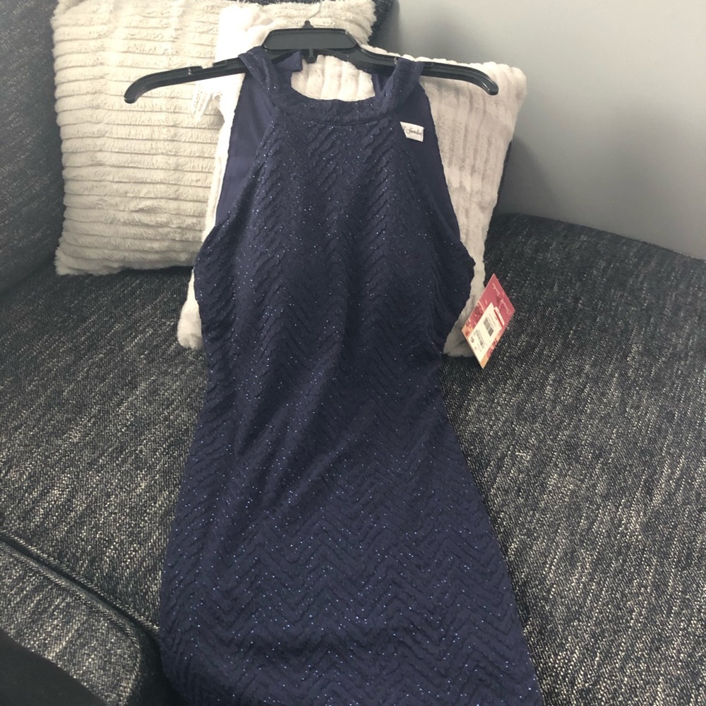Navy blue dress